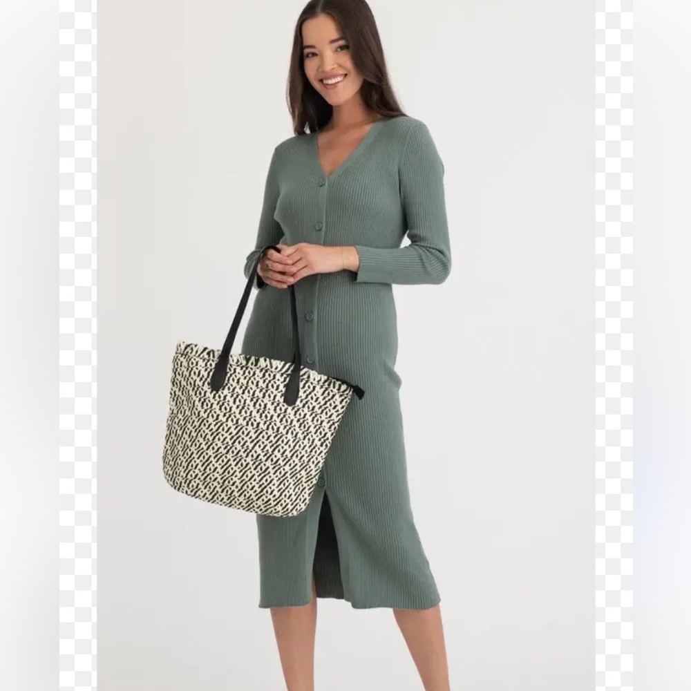 NWT Orb Long Button Up Cardigan / Midi Button Front Dress